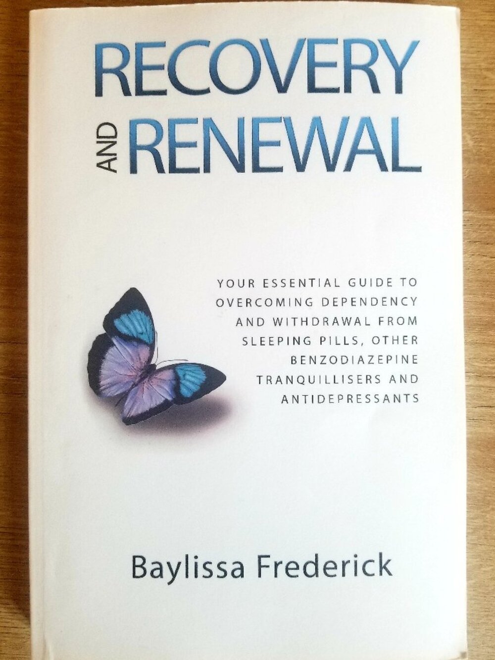 'Recovery Renewal' book by Baylissa Frederick